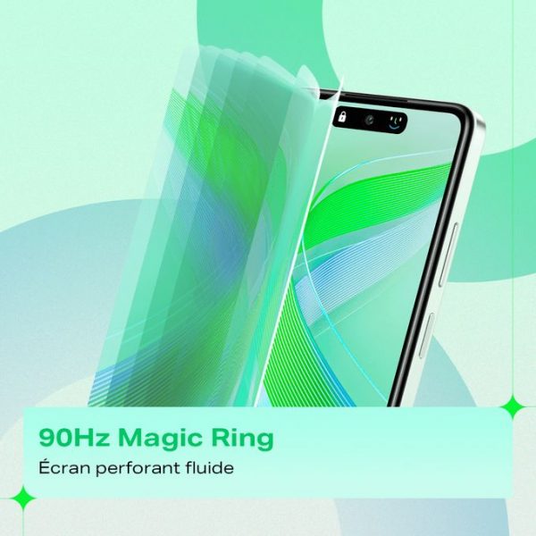 Infinix Smart 8 - 64Go + 3Go - 13 MP -2 SIM - 5000 MAh - Vert - 12 Mois Garantie